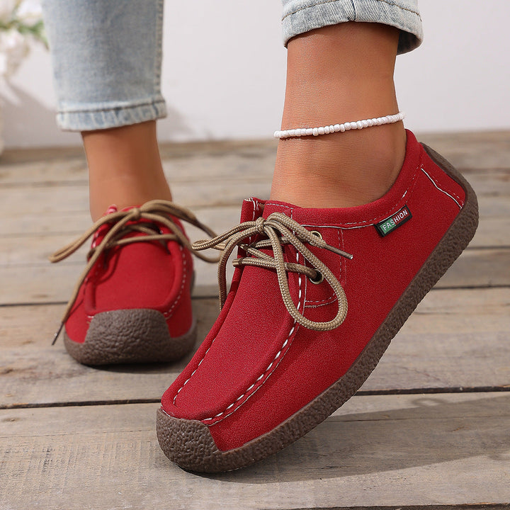 Damen Sneakers im lässigen Design mit komfortabler Schnürung und rutschfester Sohle Drune