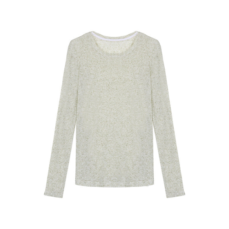 Damen gemütliches Langarm-Shirt Drune