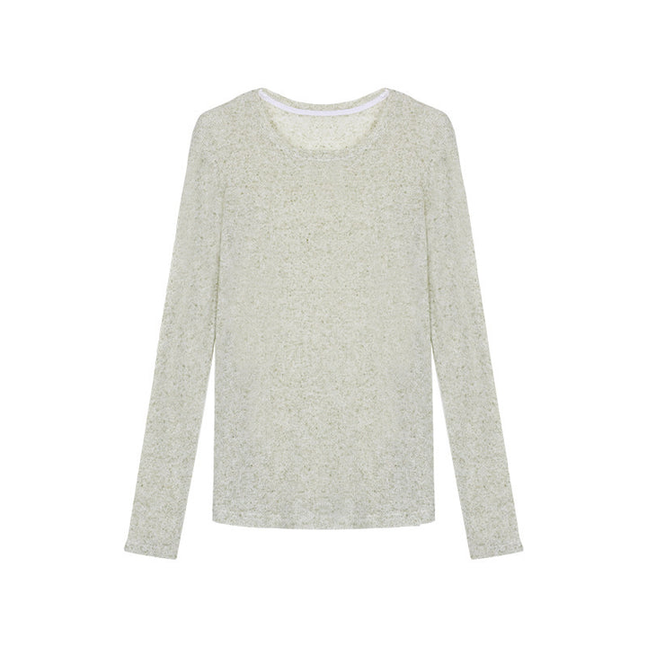 Damen gemütliches Langarm-Shirt Drune