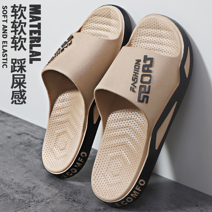 Herren Sportliche Badeschuhe mit rutschfester Sohle und atmungsaktivem Obermaterial Drune