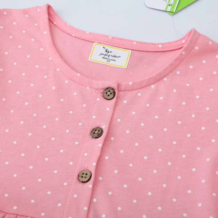 Mädchen Freizeitkleid mit bunten Tierapplikationen Drune