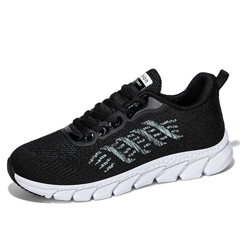 Damen nan nahtlose Strick-Laufschuhe mit viskoelastischem Komfort-Fußbett und segmentierter Flexlaufsohle Drune