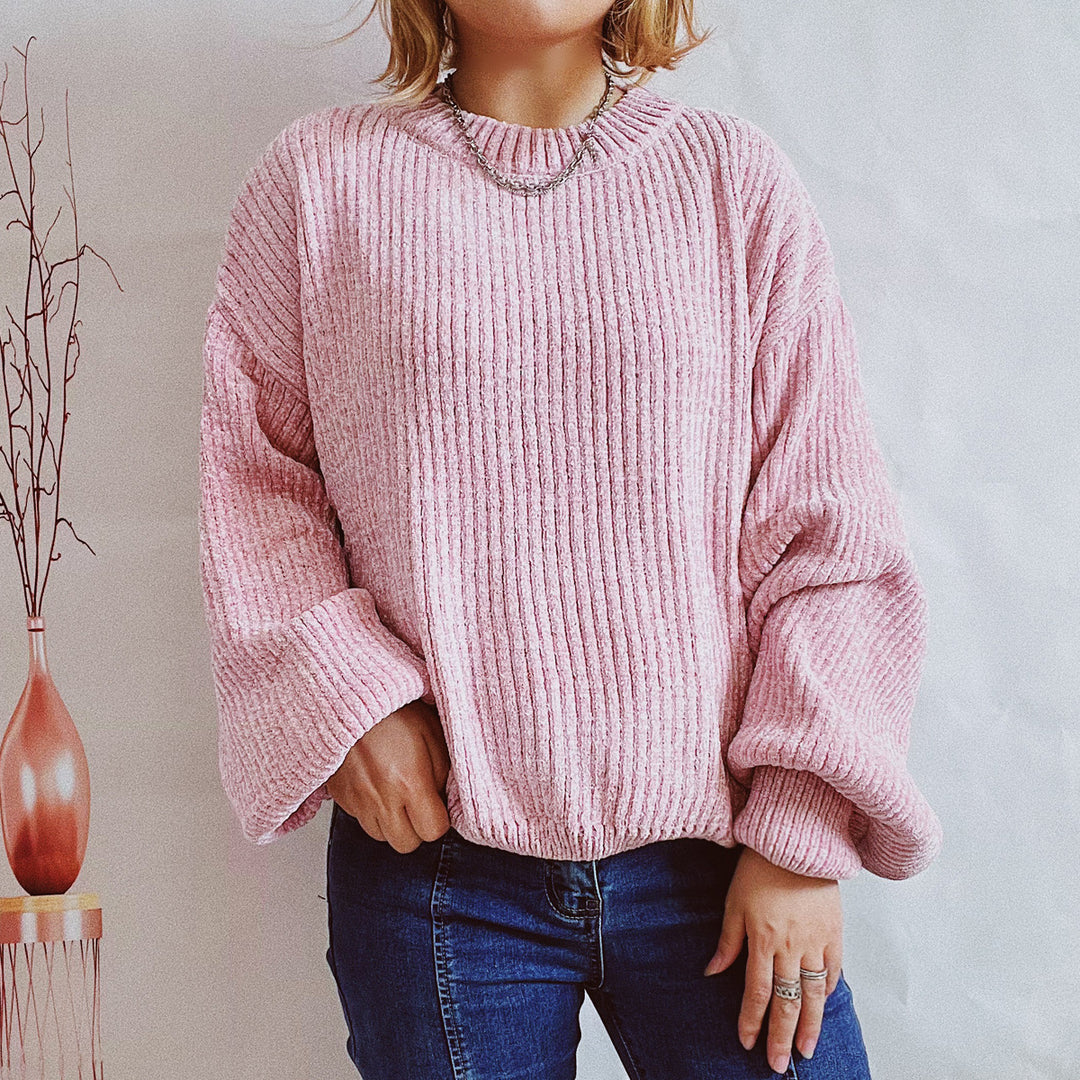 Damen Oversized Strickpullover Drune