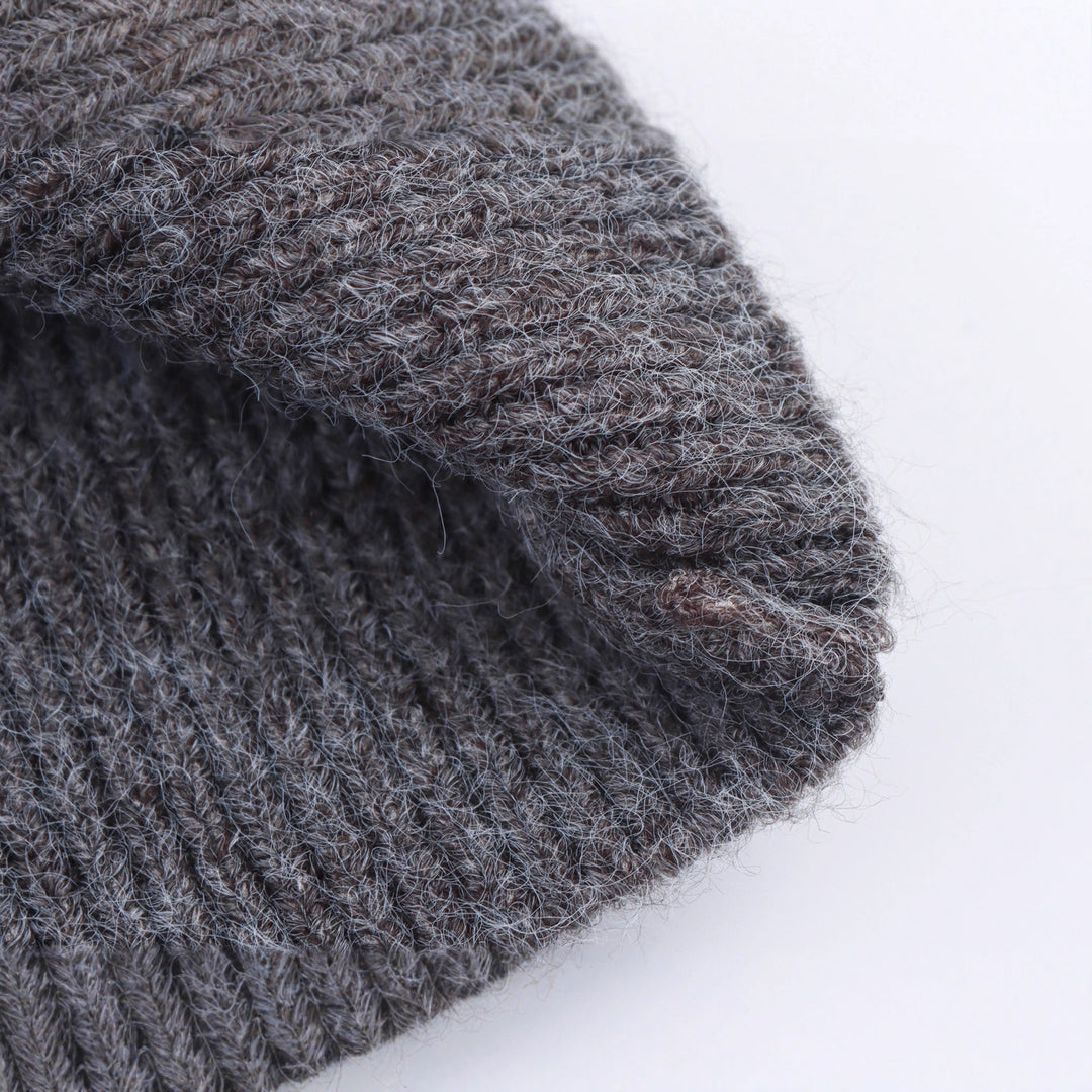 Damen lässiger Pullover mit hochwertigem Kragen und Reißverschluss Drune