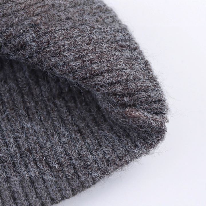 Damen lässiger Pullover mit hochwertigem Kragen und Reißverschluss Drune