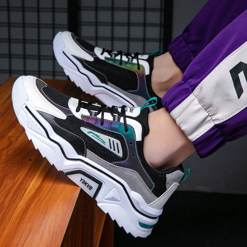 Damen Sportliche Lauf-Sneaker mit stabiler Sohle und atmungsaktiver Netzstruktur Drune