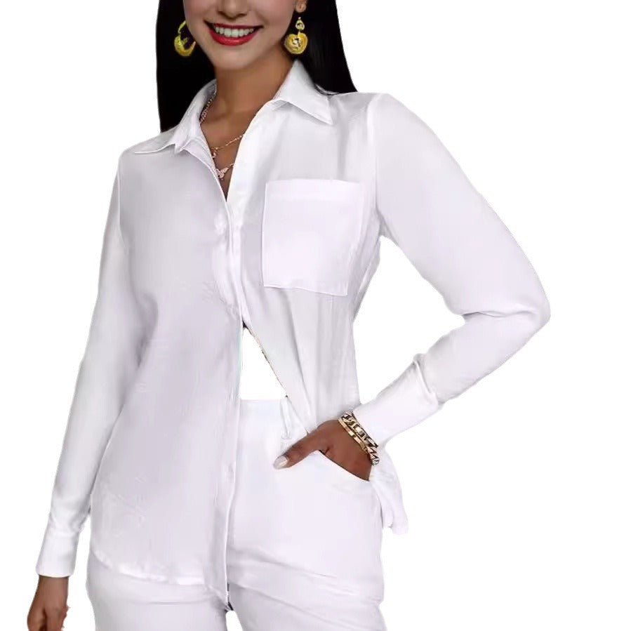 Damen elegantes und stylisches Hemd mit modernem Schnitt Drune