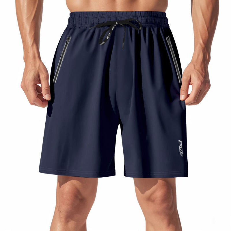 Herren Sportliche Badeshorts mit feuchtigkeitsregulierender Technologie und praktischen Reißverschlusstaschen Drune
