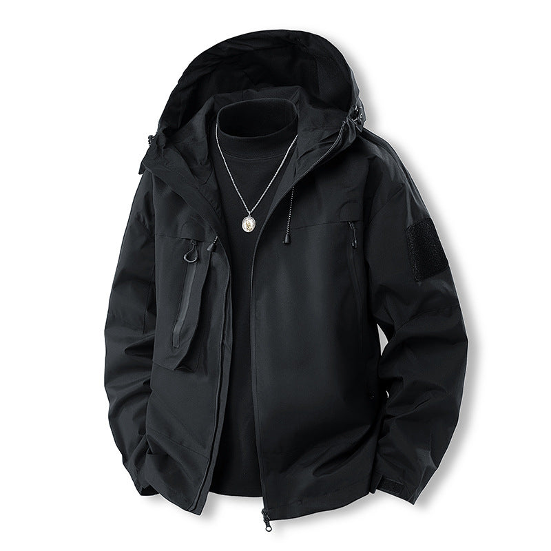 Herren wasserdichte Outdoorjacke Drune