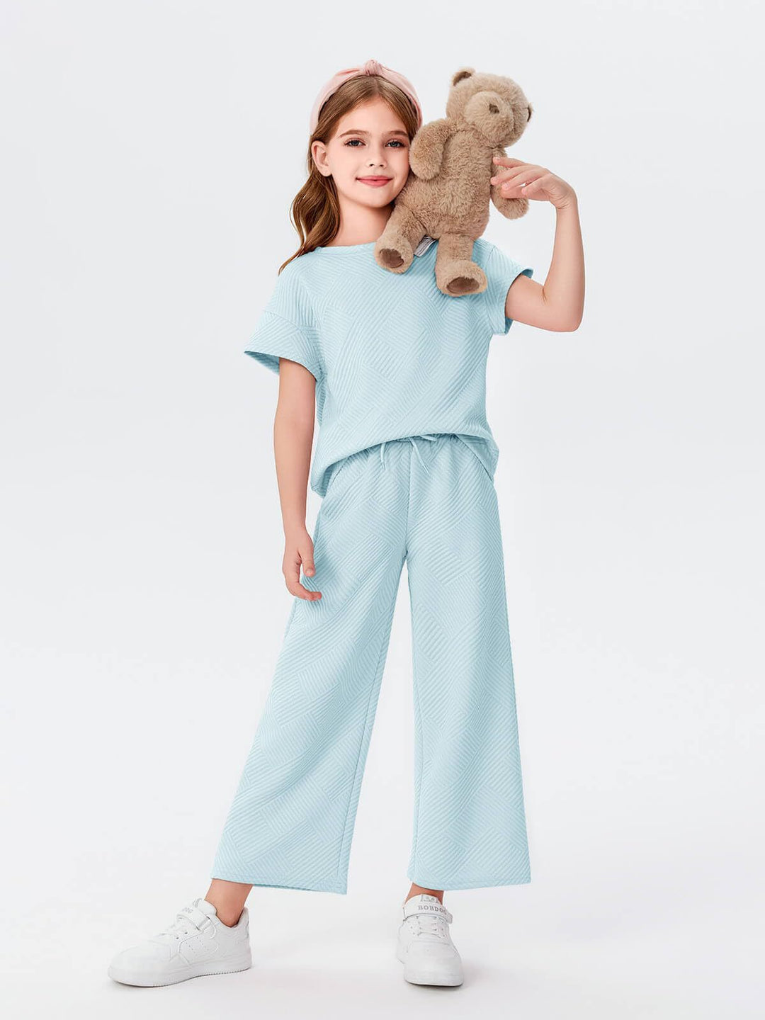 Damen sommerliches Freizeit-Set aus leichter, atmungsaktiver Baumwolle Drune