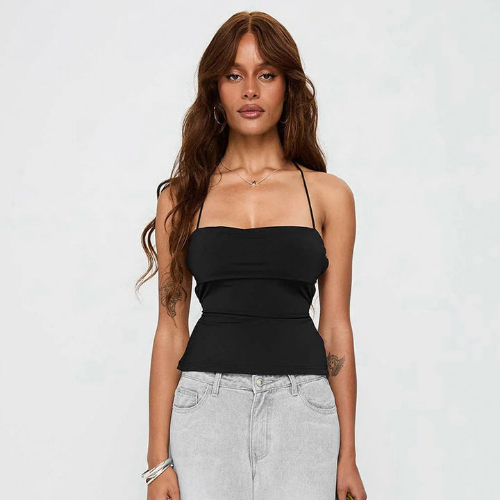 Damen lässiges Trägershirt mit hochwertigem Material und modischem Schnitt Drune