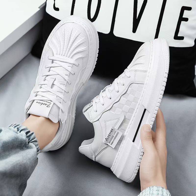 Damen modische Sneaker mit dickem Plateau und einzigartigem Design Drune