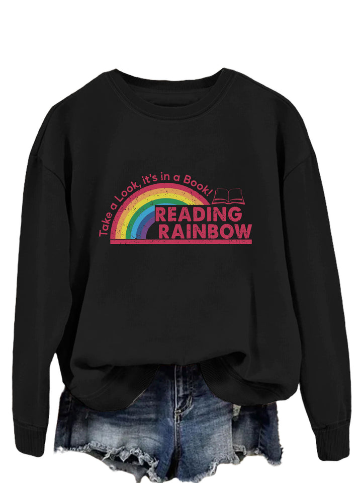 Damen lässiger Sweatshirt mit einzigartigem Druck Drune