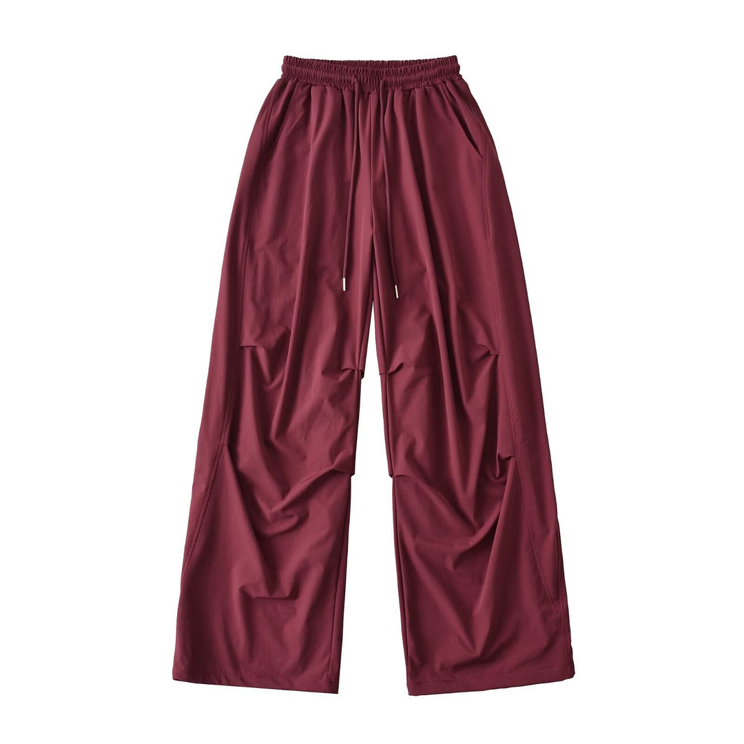 Damen weite Freizeithose mit elastischem Bund und praktischen Seitentaschen Drune