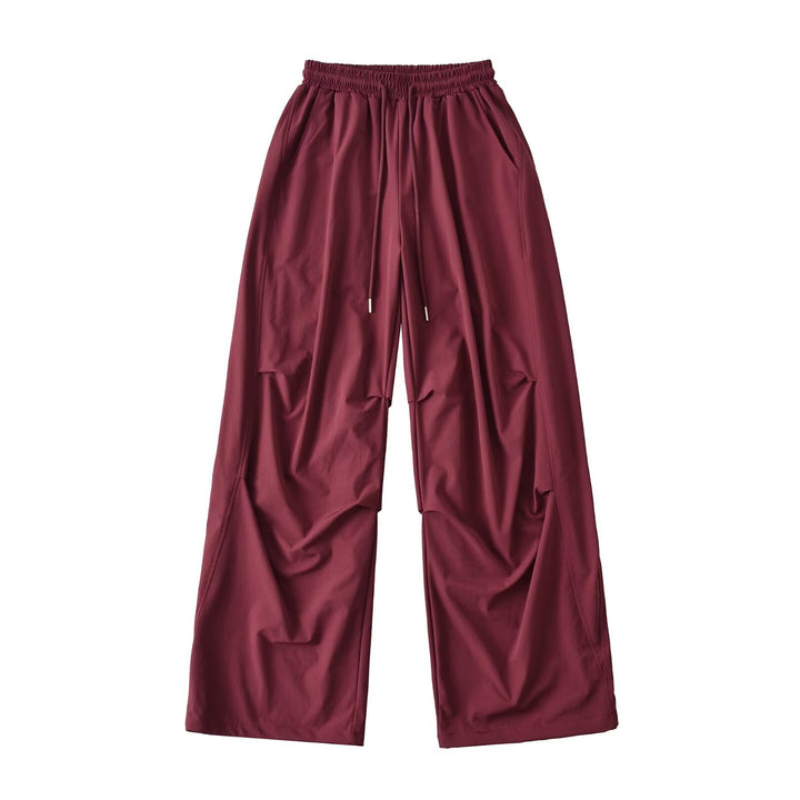 Damen weite Freizeithose mit elastischem Bund und praktischen Seitentaschen Drune