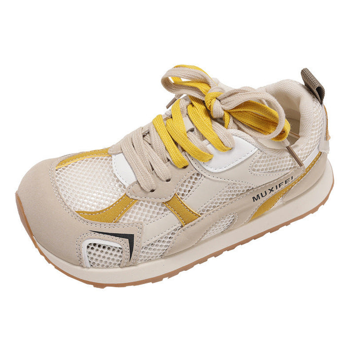 Damen Sportliche Sneakers mit atmungsaktiven Mesh-Einsätzen und rutschfester Sohle Drune