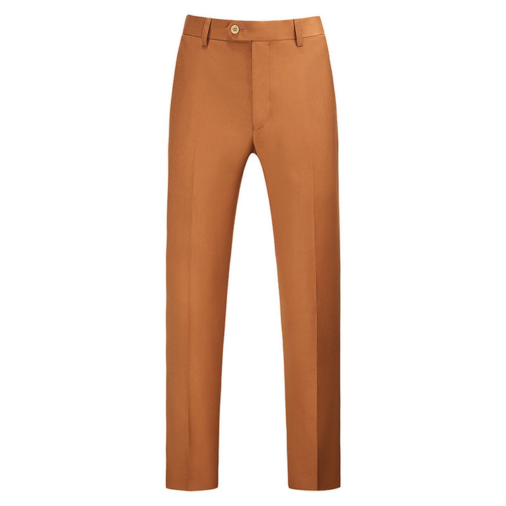Herren nan schlanke Premium-Bügelfaltenhose mit Stretchbund und knitterarmem Gewebe Drune
