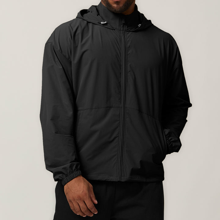 Herren Windbreaker mit verstellbarem Kapuze Drune
