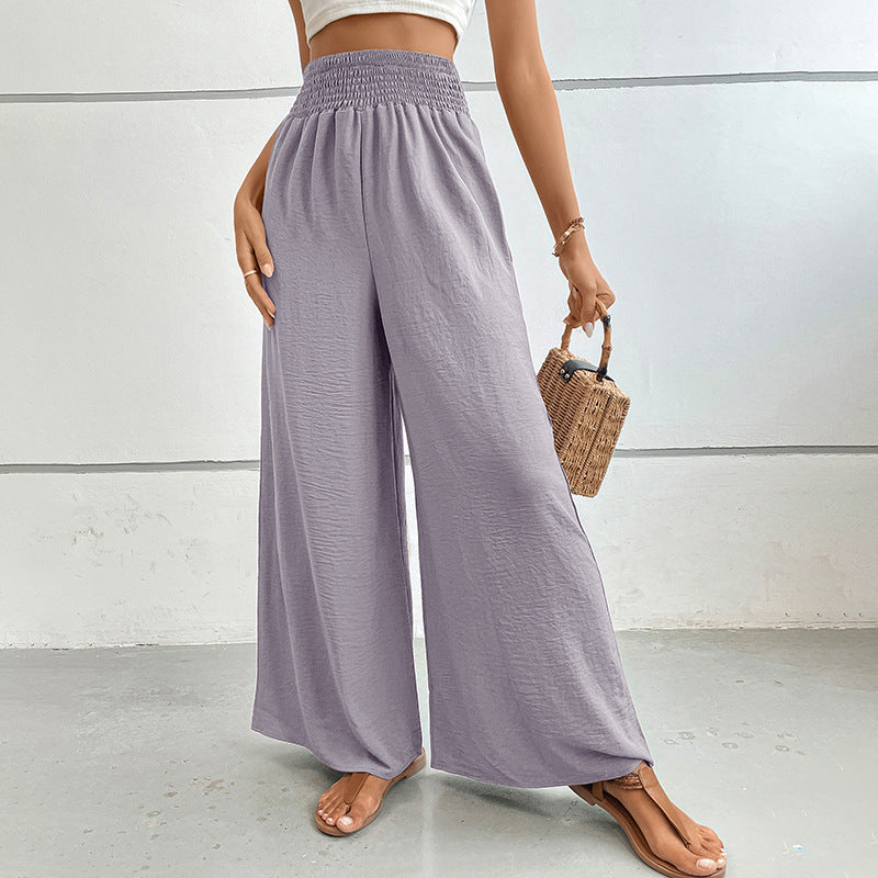 Damen elegante weite Palazzo-Hose Drune