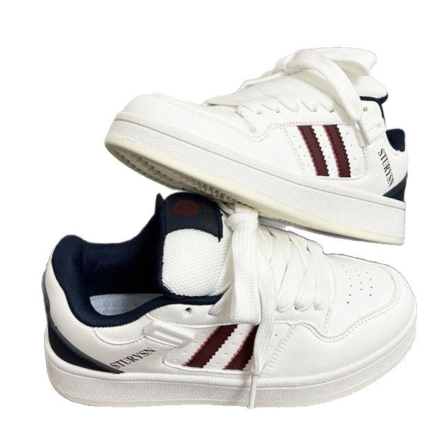 Damen modische Sneakers mit atmungsaktiven Mesh-Einsätzen und rutschfester Sohle Drune