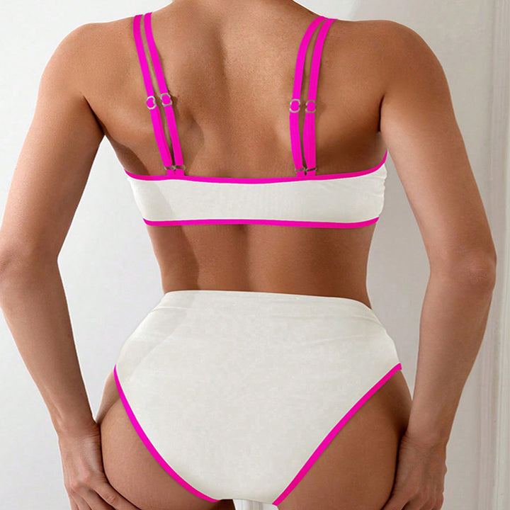 Damen Bikini-Set mit modischem Cut-Out und verstellbaren Trägern Drune