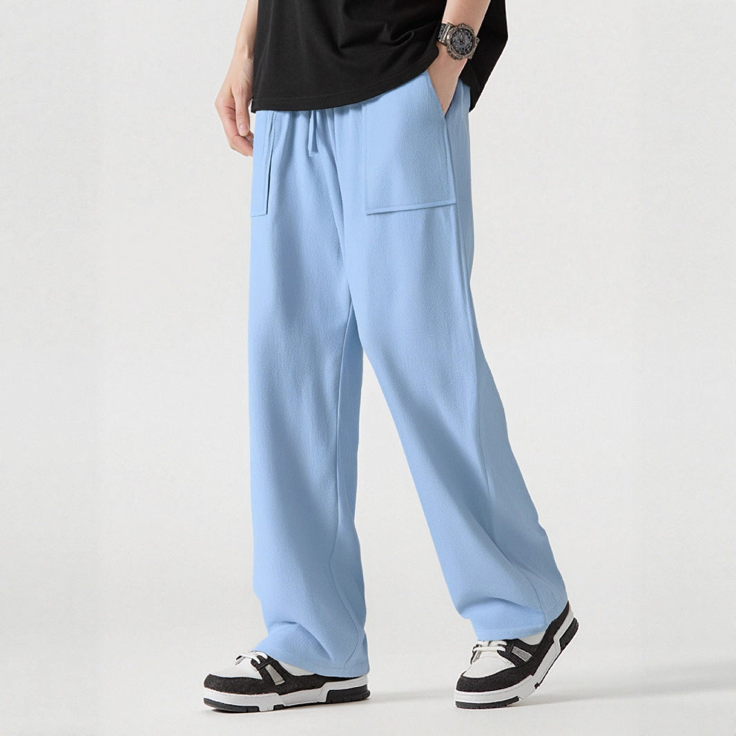 Herren Bequeme Cargo-Hose mit praktischen Taschen und elastischem Bund Drune
