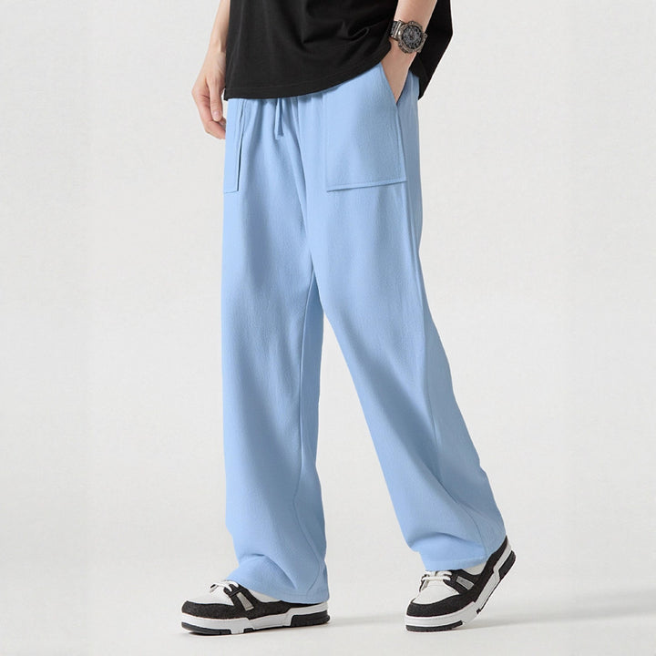 Herren Bequeme Cargo-Hose mit praktischen Taschen und elastischem Bund Drune
