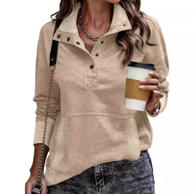 Damen urbaner sportlicher Pullover Drune