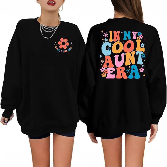Damen Sweatshirt mit modernem floralen Print und lässigem Schnitt Drune