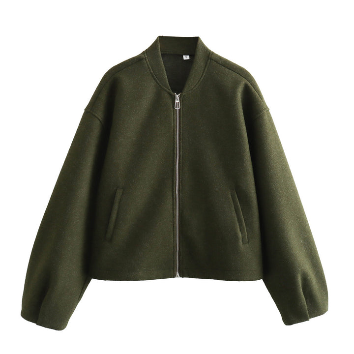 Damen Bomberjacke aus bequemen Material Drune