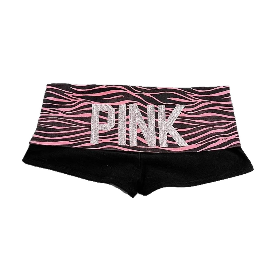 Damen Sportliche Shorts mit modischem Zebra-Muster Drune