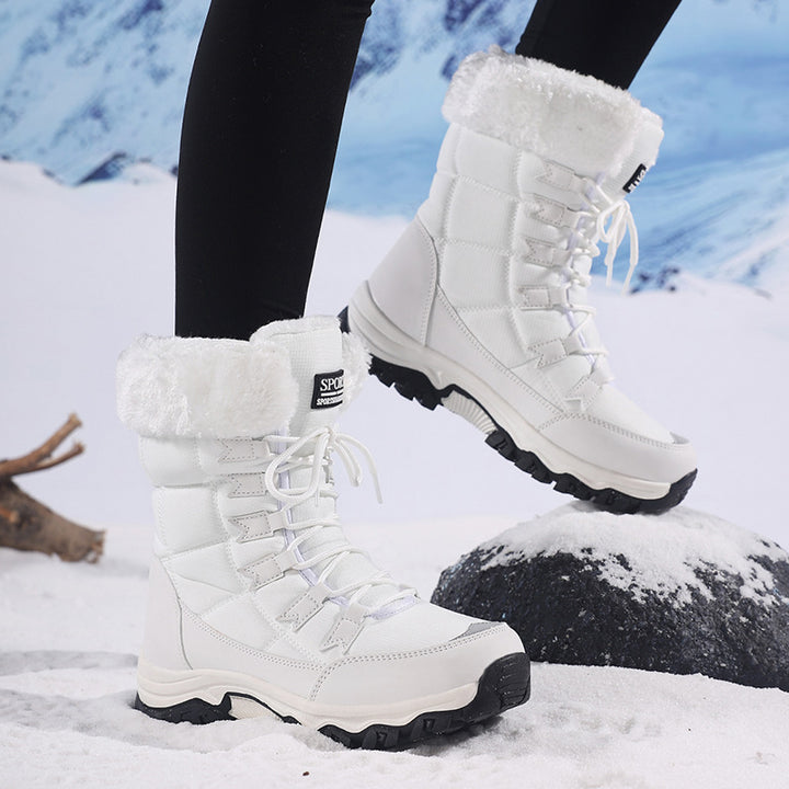Damen Winterwanderboots mit isolierendem Futter und rutschfester Profilsohle Drune