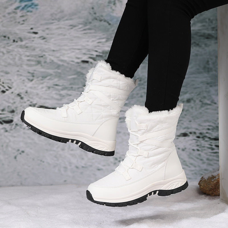 Damen Winterstiefel mit nachhaltiger Isolierung und rutschfester Sohle Drune