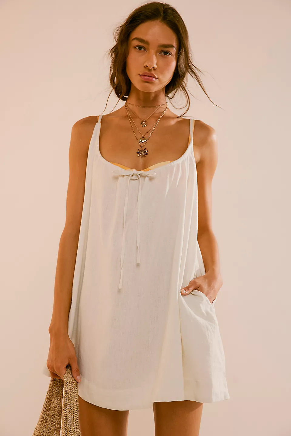 Damen lockeres Sommerkleid Drune