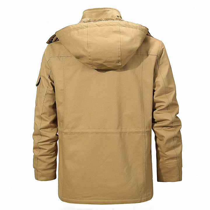 Herren robuste Utility-Jacke mit warmem Innenfutter Drune
