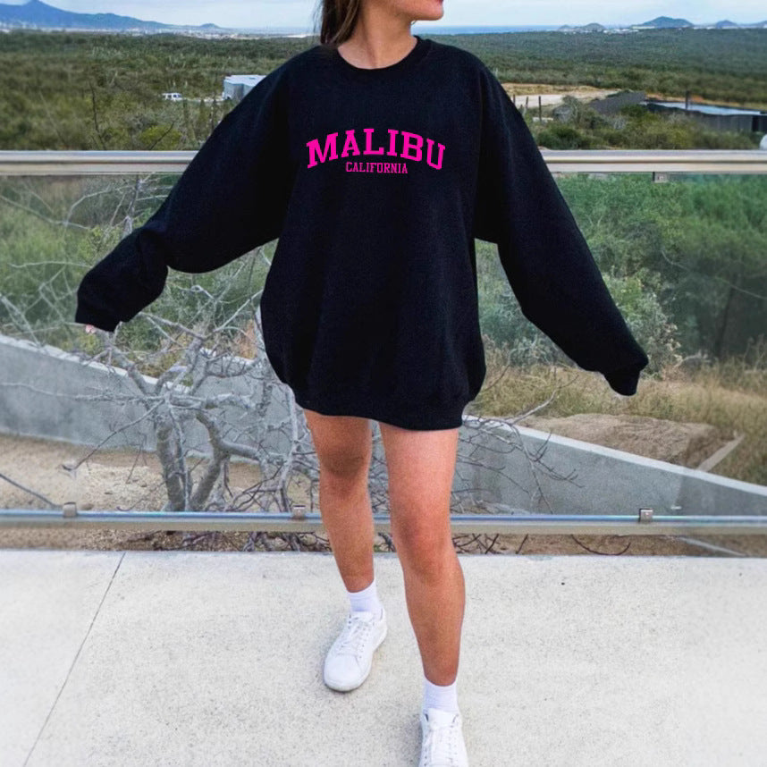 Damen Sweatshirt mit lässigem California-Logo und weichem Material Drune