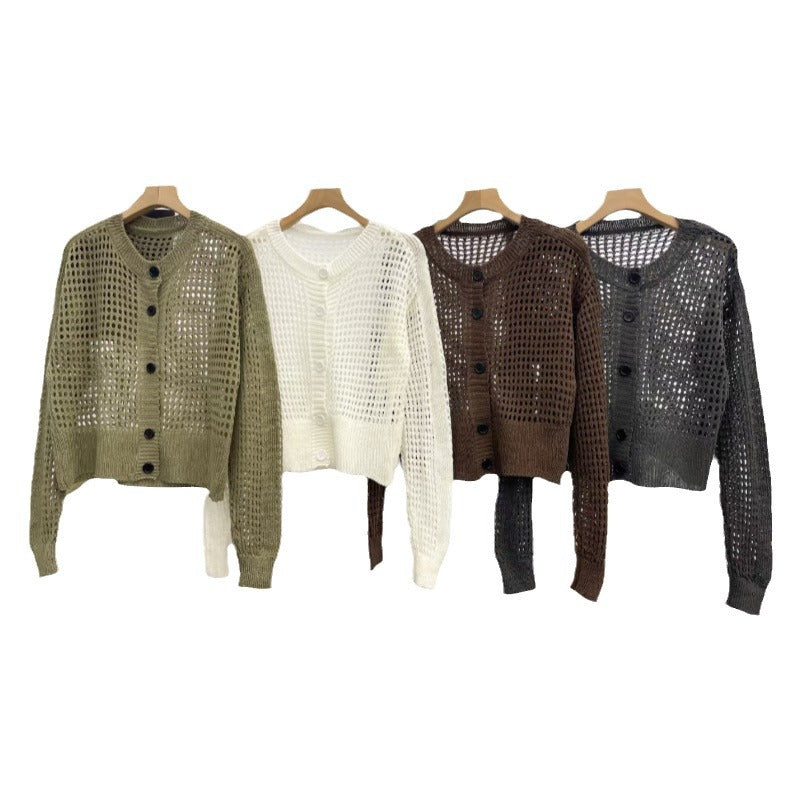 Damen luftiger Strickcardigan Drune
