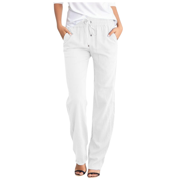 Damen Bequeme Freizeithose mit elastischem Bund und praktischen Seitentaschen Drune