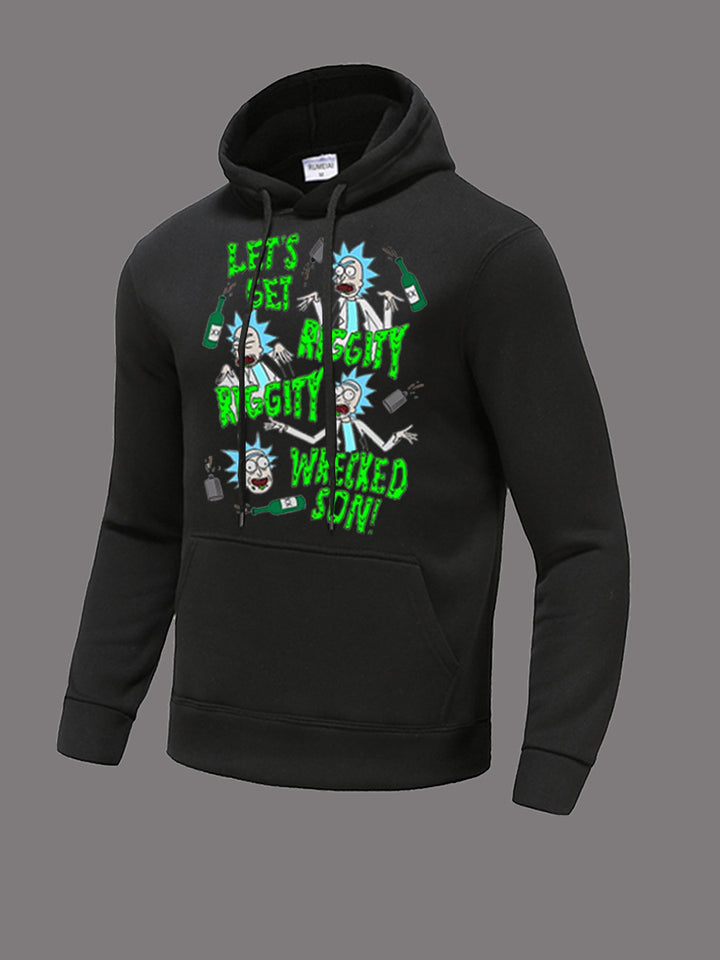 Herren Hoodie mit originellem Grafikdesign Drune