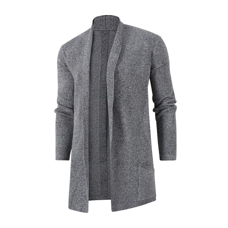 Herren Strickjacke mit offenem Schnitt und praktischen Taschen Drune