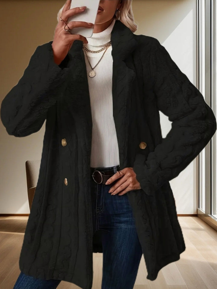 Damen Strickmantel Drune