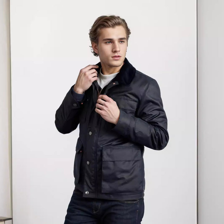 Herren modische Utility-Jacke Drune