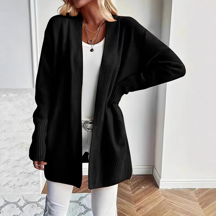 Damen Offener Strickmantel im lässigen Stil Drune