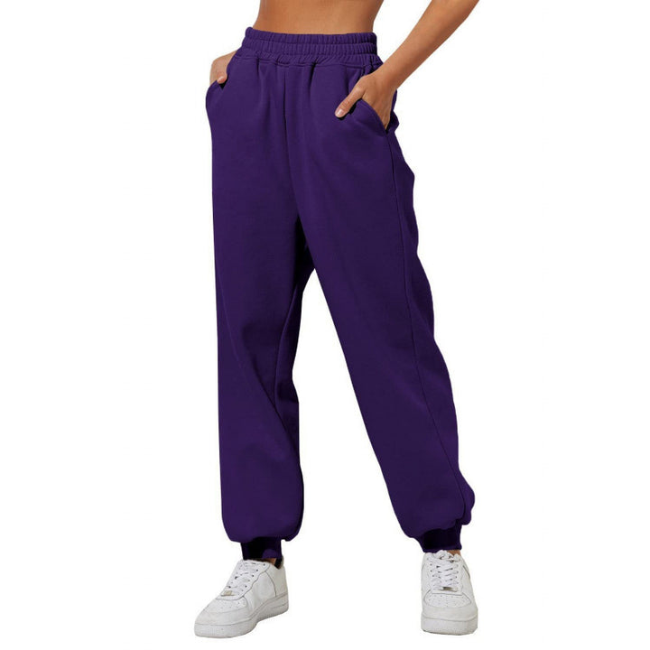 Damen Jogginghose mit elastischem Bund und seitlichen Eingrifftaschen Drune