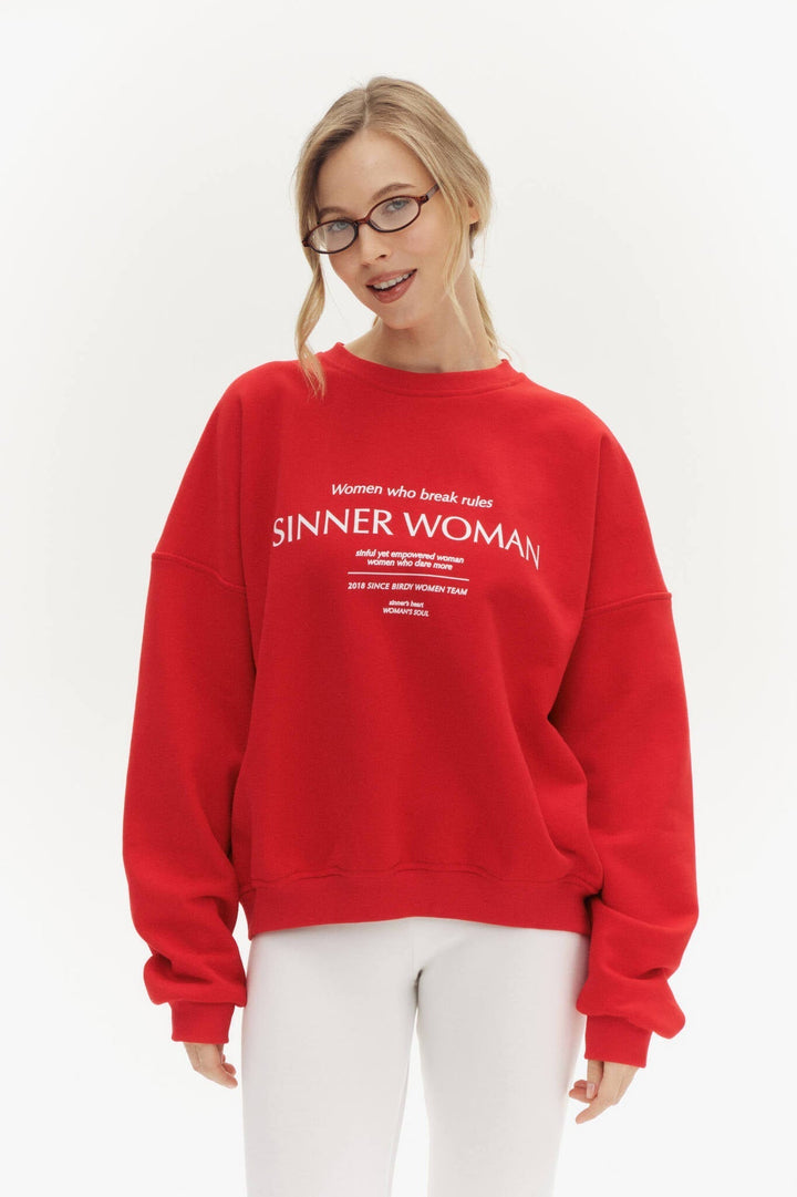 Drune | Sweatshirt Gerippter Saum