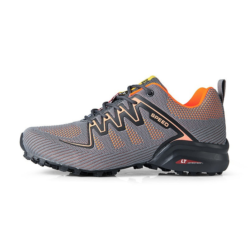 Herren nan Offroad-Laufschuh mit atmungsaktivem Strickoberteil, griffiger Multiterrain-Laufsohle und stabiler Fersenführung Drune