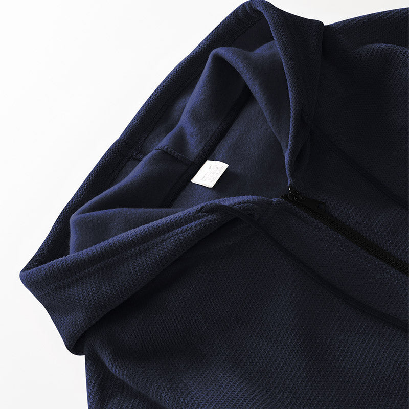 Herren sportlicher Zip-Hoodie aus atmungsaktivem Material mit Taschen Drune
