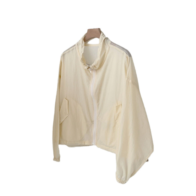 Damen leichte Sommerjacke mit Rüschendetails Drune