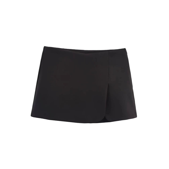 Damen Minirock mit exklusivem Schnitt und eleganter Drapierung Drune