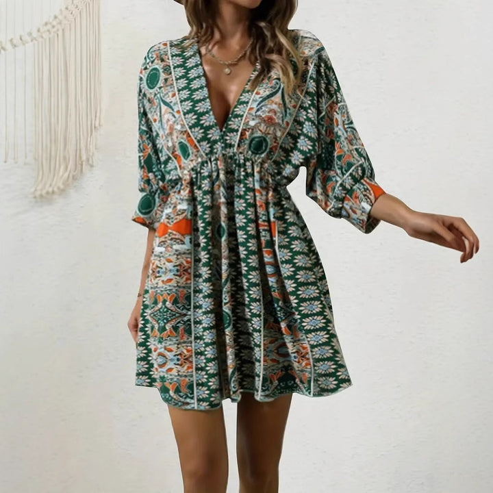 Damen modisches Mini-Kleid Drune